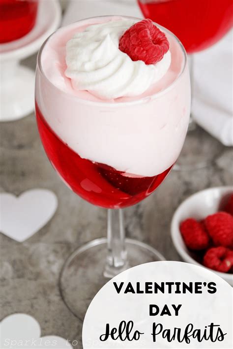 valentines day inspired parfaits